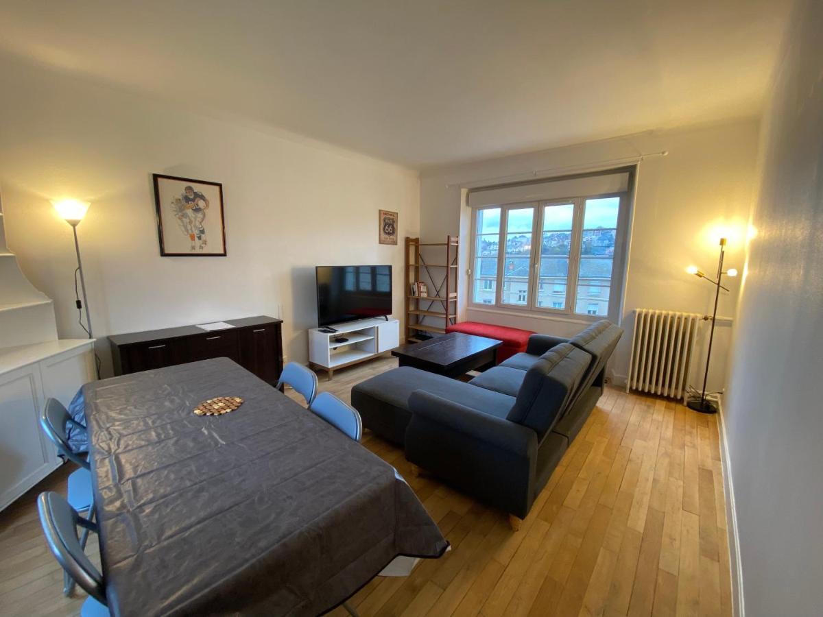 Appartement T4 Cite Cardaillac, Parking Prive, Wifi 罗德兹 外观 照片